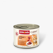 ANIMONDA CARNY KITTEN - конесрвирана храна за малки котенца с говеждо и птиче